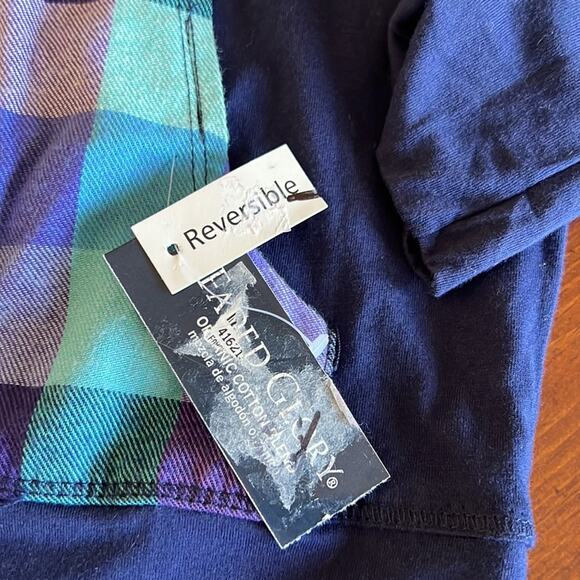 Faded Glory Girls Reversible Knit Hooded Jacket Size 7-8 Medium Lightweight - Picture 5 of 7